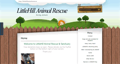 Desktop Screenshot of littlehillanimalrescue.ie